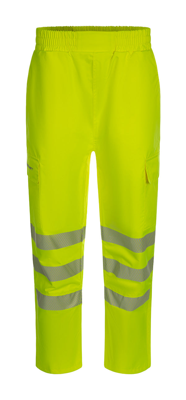 Beeswift Birkdale Hi Vis Waterproof Breathable Trousers Bit - - Customisable Trousers