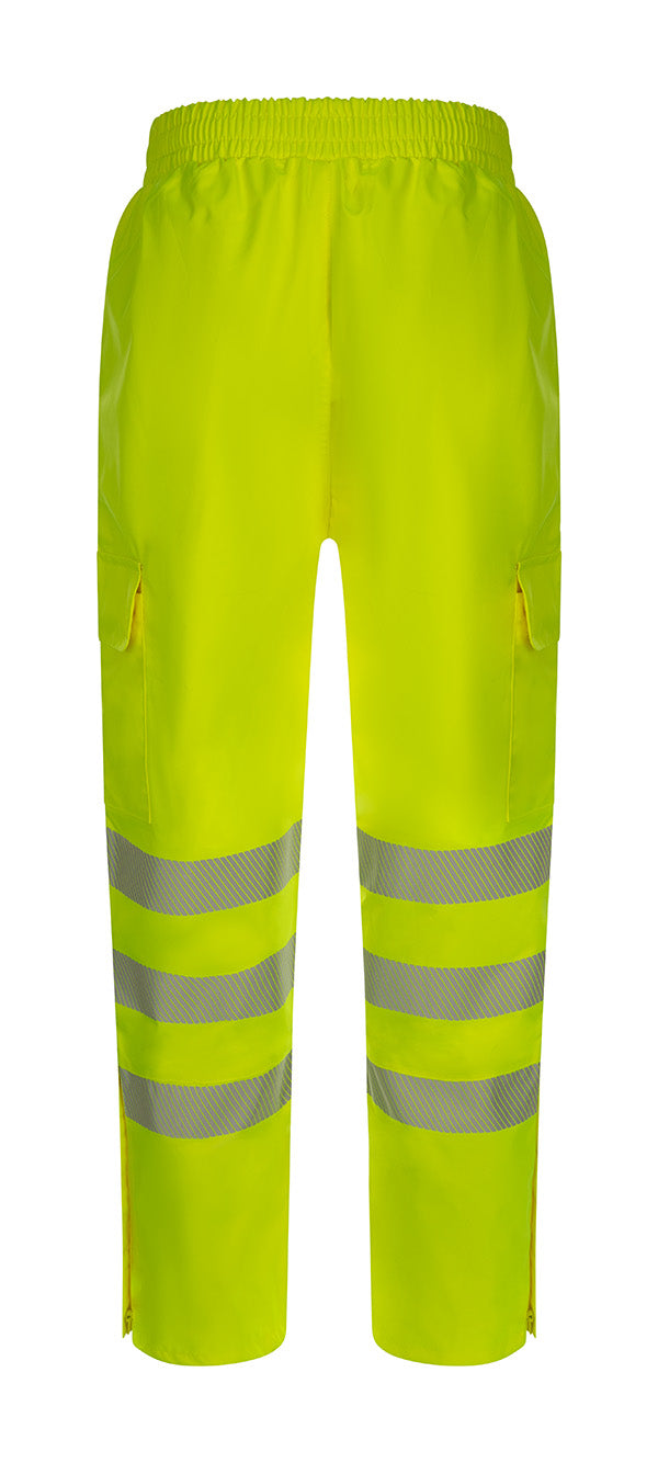 Beeswift Birkdale Hi Vis Waterproof Breathable Trousers Bit - - Customisable Trousers