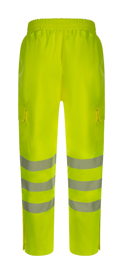 Beeswift Birkdale Hi Vis Waterproof Breathable Trousers Bit - - Customisable Trousers