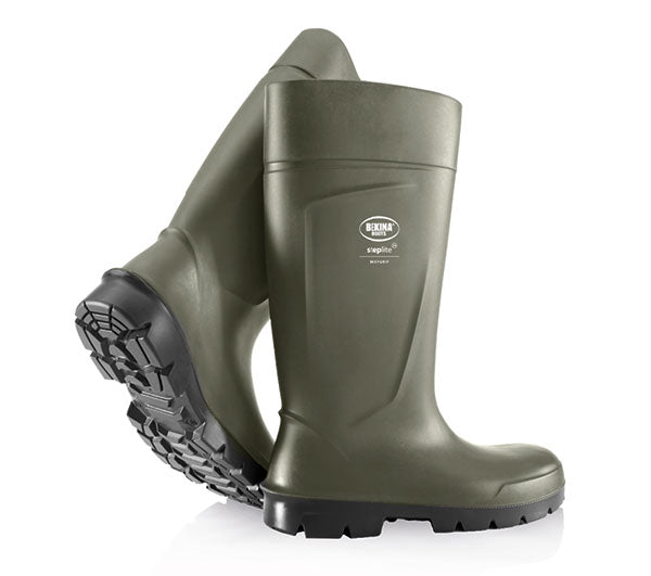 Bekina Steplite Easy Grip Safety Wellingtons S Bnpan4 P9180 - Green - Customisable Wellingtons