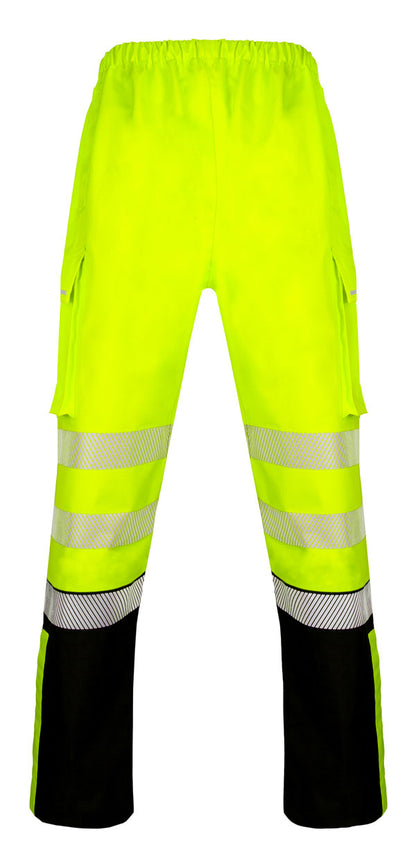 Deltic Beeswift Deltic Hi Vis Two Tone Ripstop Breathable And Waterproof Rail Over Trouser Bsdtrtt - - Customisable Trousers