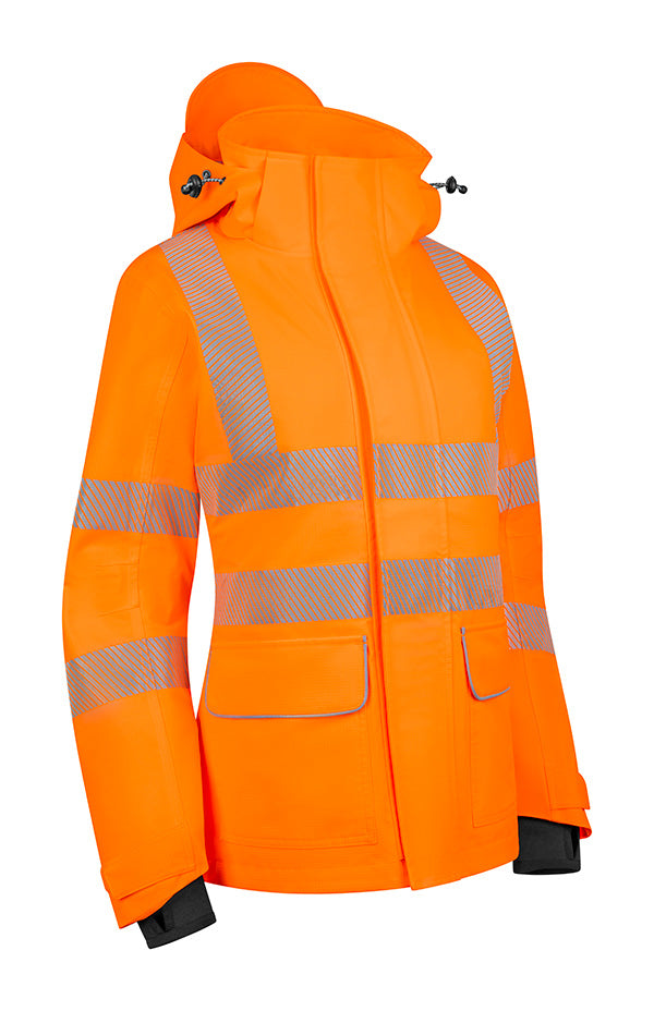Beeswift Stormwear Womens Hi-Vis Jacket - Orange - Customisable Jackets