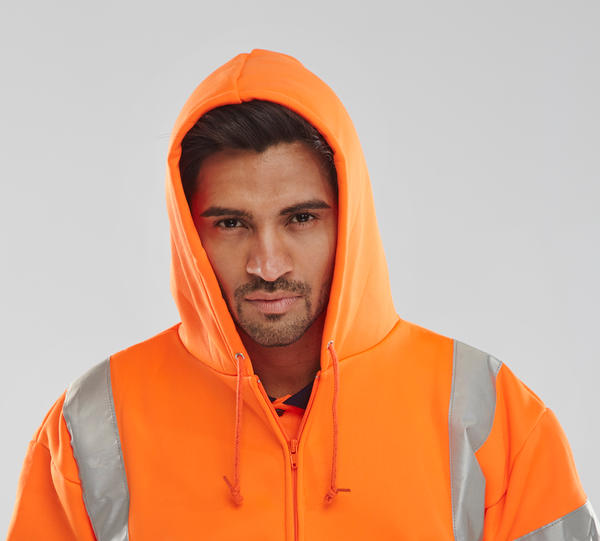 Beeswift Essential Hi Vis Zipped Hoodie Bshssen - - Customisable Sweatshirts