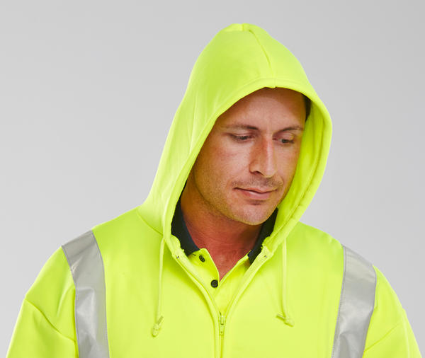 Beeswift Essential Hi Vis Zipped Hoodie Bshssen - - Customisable Sweatshirts