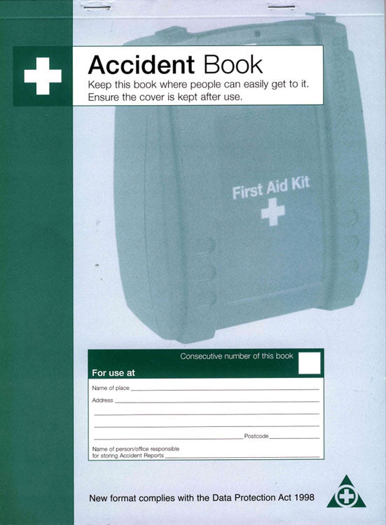 Click Medical DPA Compliant Accident Book - - Customisable Books