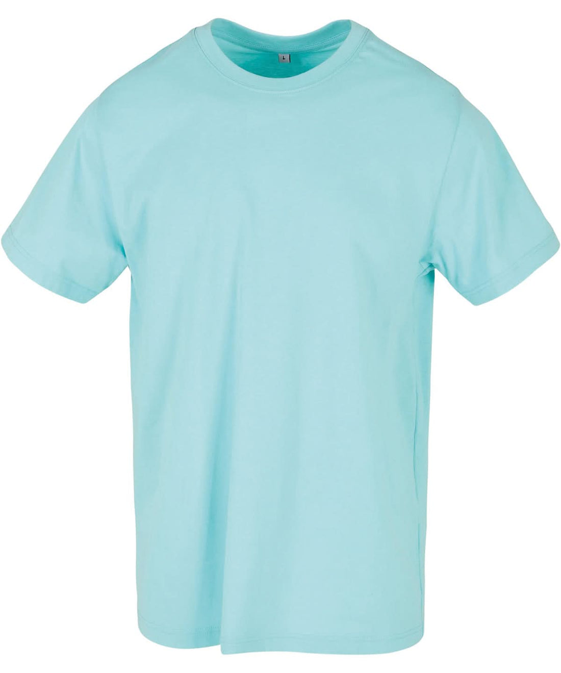 Build Your Brand BYB T shirt round neck Beryl Blue BY004 - Beryl Blue - Customisable T-Shirt