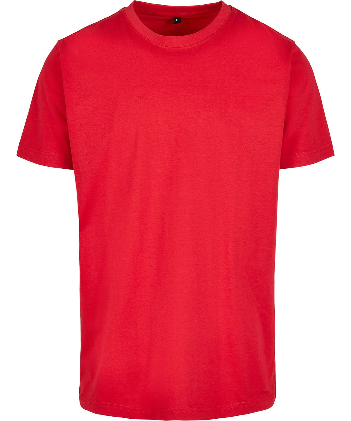 Build Your Brand BYB T shirt round neck City Red BY004 - City Red - Customisable T-Shirt