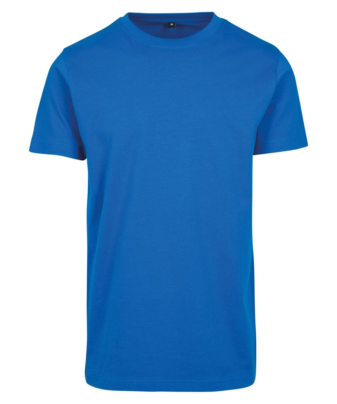 Build Your Brand BYB T shirt round neck Cobalt Blue BY004 - Cobalt Blue - Customisable T-Shirt