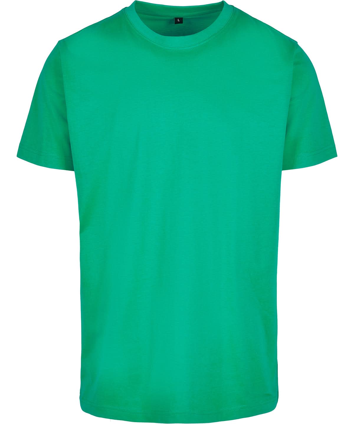 Build Your Brand BYB T shirt round neck Short Sleeve Green BY004 - Grass Green - Customisable T-Shirt