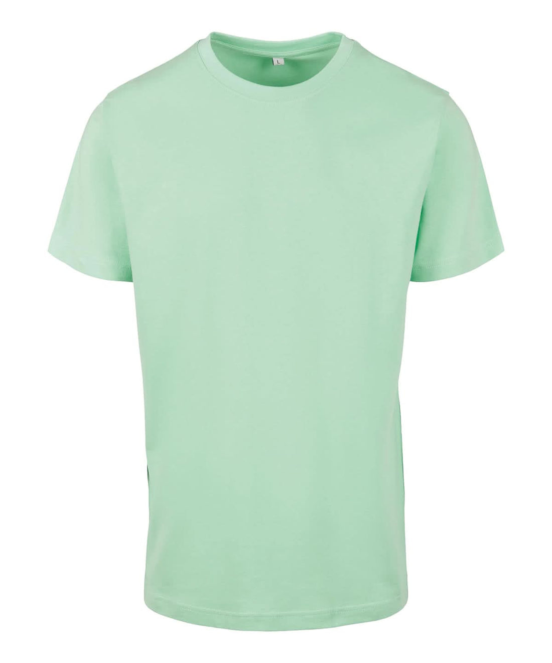 Build Your Brand BYB T shirt round neck Neo Mint BY004 - Neo Mint - Customisable T-Shirt