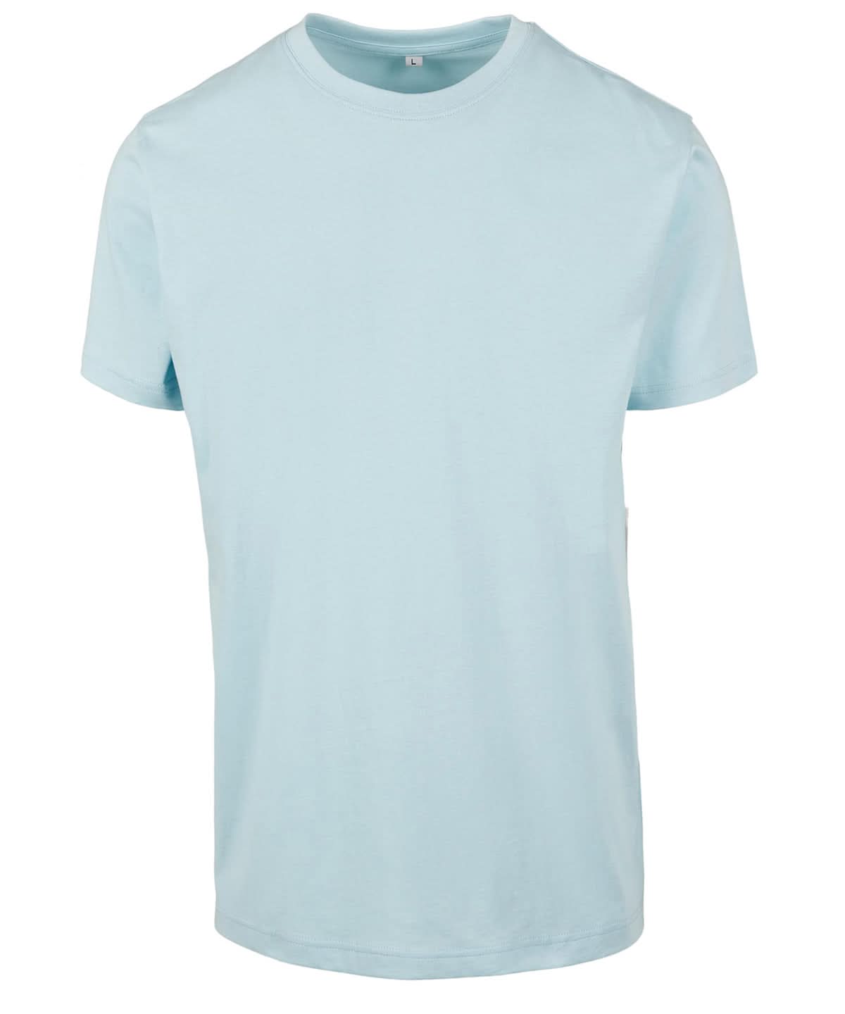 Build Your Brand BYB T shirt round neck Ocean Blue BY004 - Ocean Blue - Customisable T-Shirt
