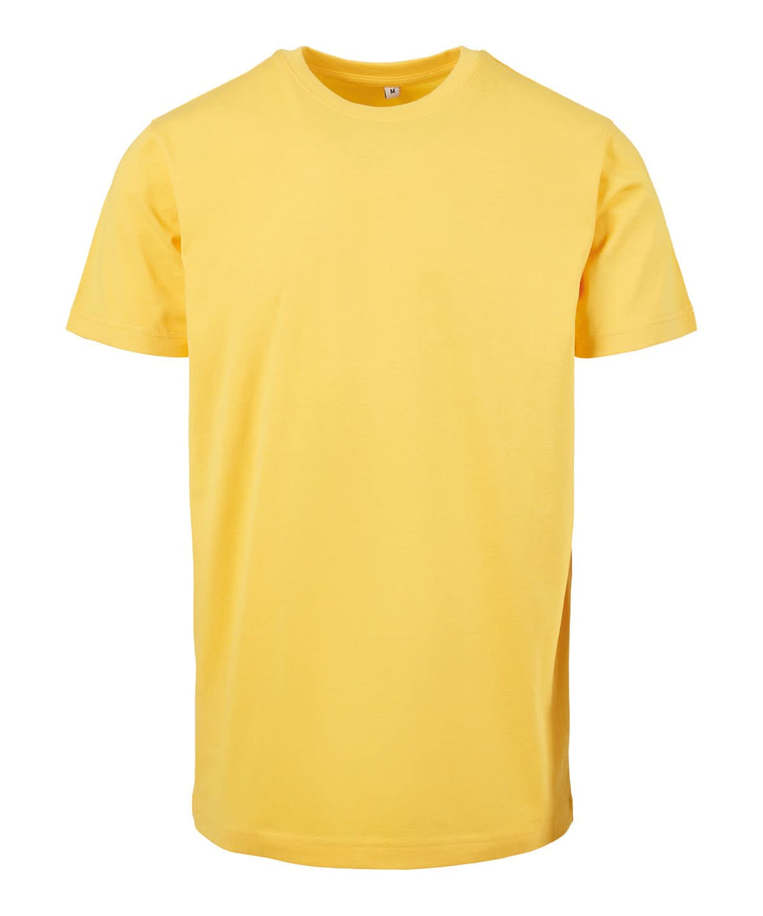Build Your Brand BYB T shirt round neck Taxi Yellow BY004 - Taxi Yellow - Customisable T-Shirt