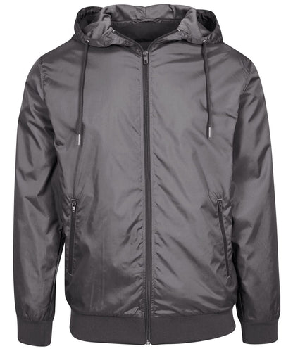 Build Your Brand BYB Wind runner BY016 - Dark Shadow Dark Shadow - Customisable Jacket
