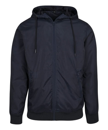 Build Your Brand BYB Wind runner BY016 - Navy Navy - Customisable Jacket