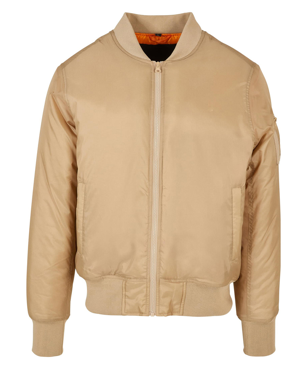 Bomber jacket - BY030 - Union Beige - Customisable Jackets