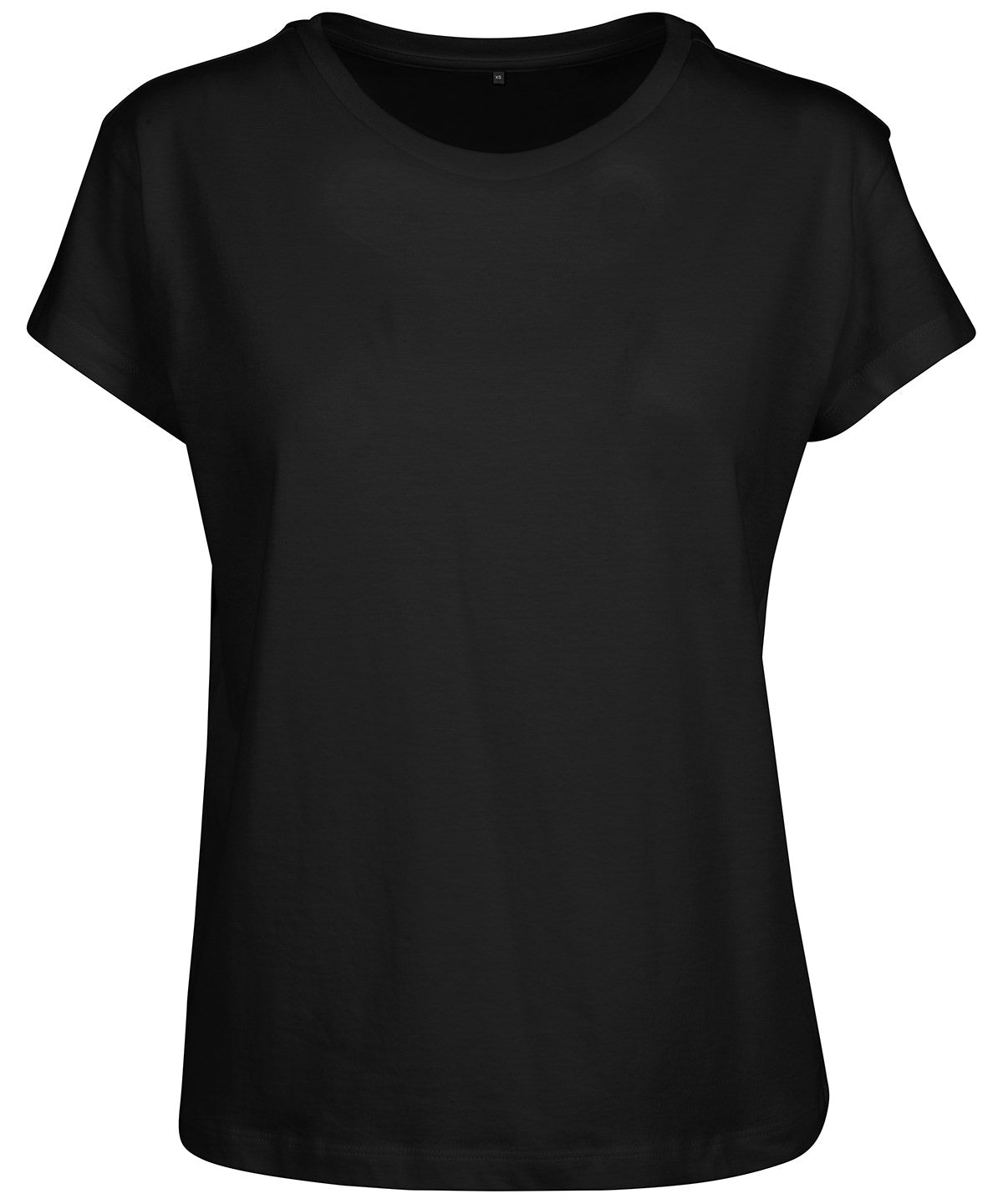 Women's box tee - BY052 - Black - Customisable T-Shirts