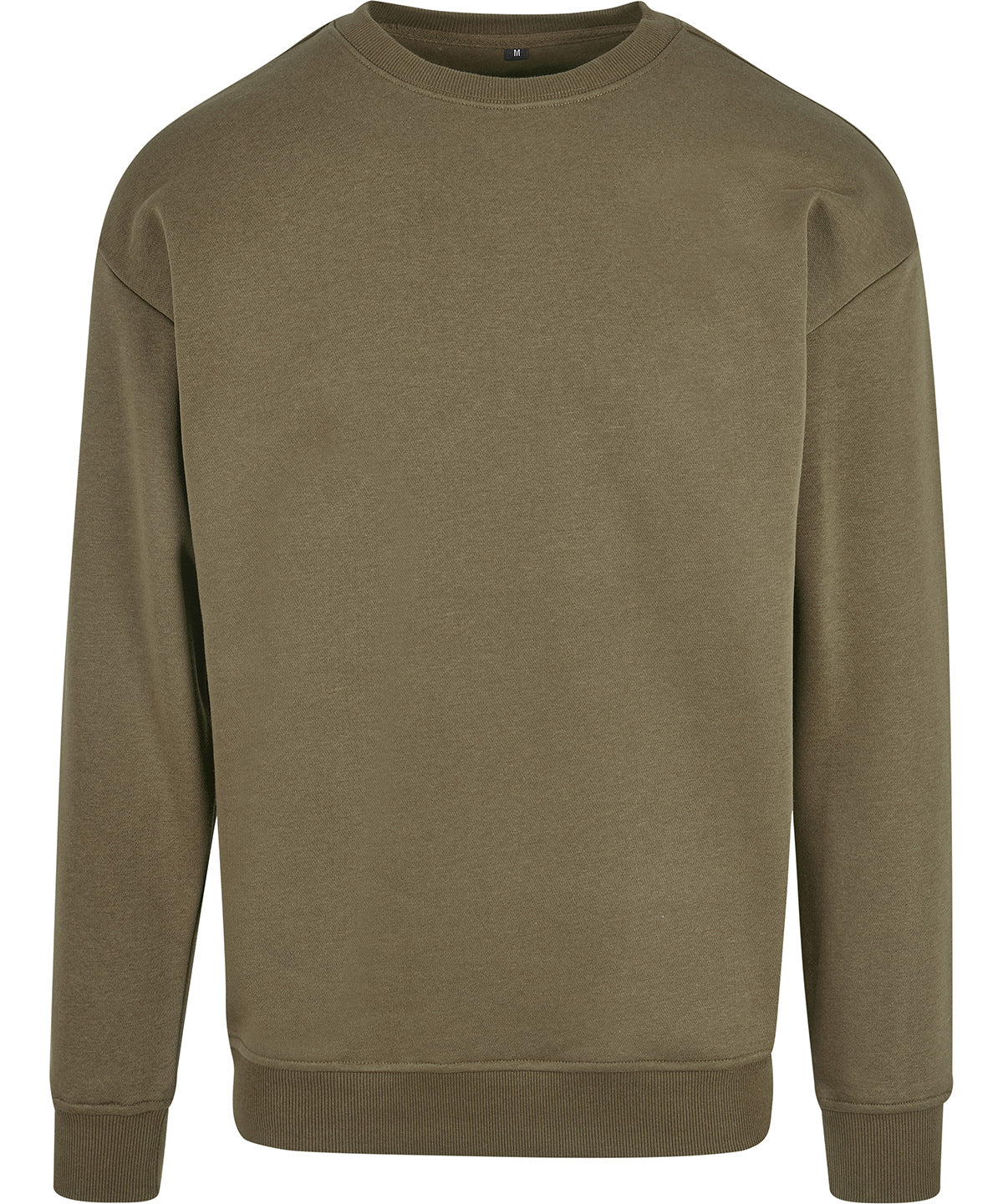Sweat crew neck - BY075 - Olive* - Customisable Sweatshirts