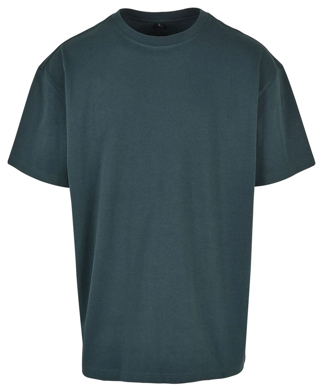 Build Your Brand BYB Heavy oversized tee Bottle Green BY102 - Bottle Green - Customisable T-Shirt