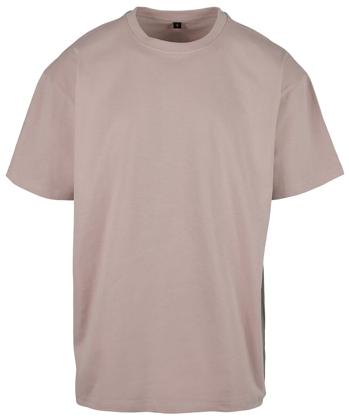 Build Your Brand BYB Heavy oversized tee Dusk Rose BY102 - Dusk Rose - Customisable T-Shirt