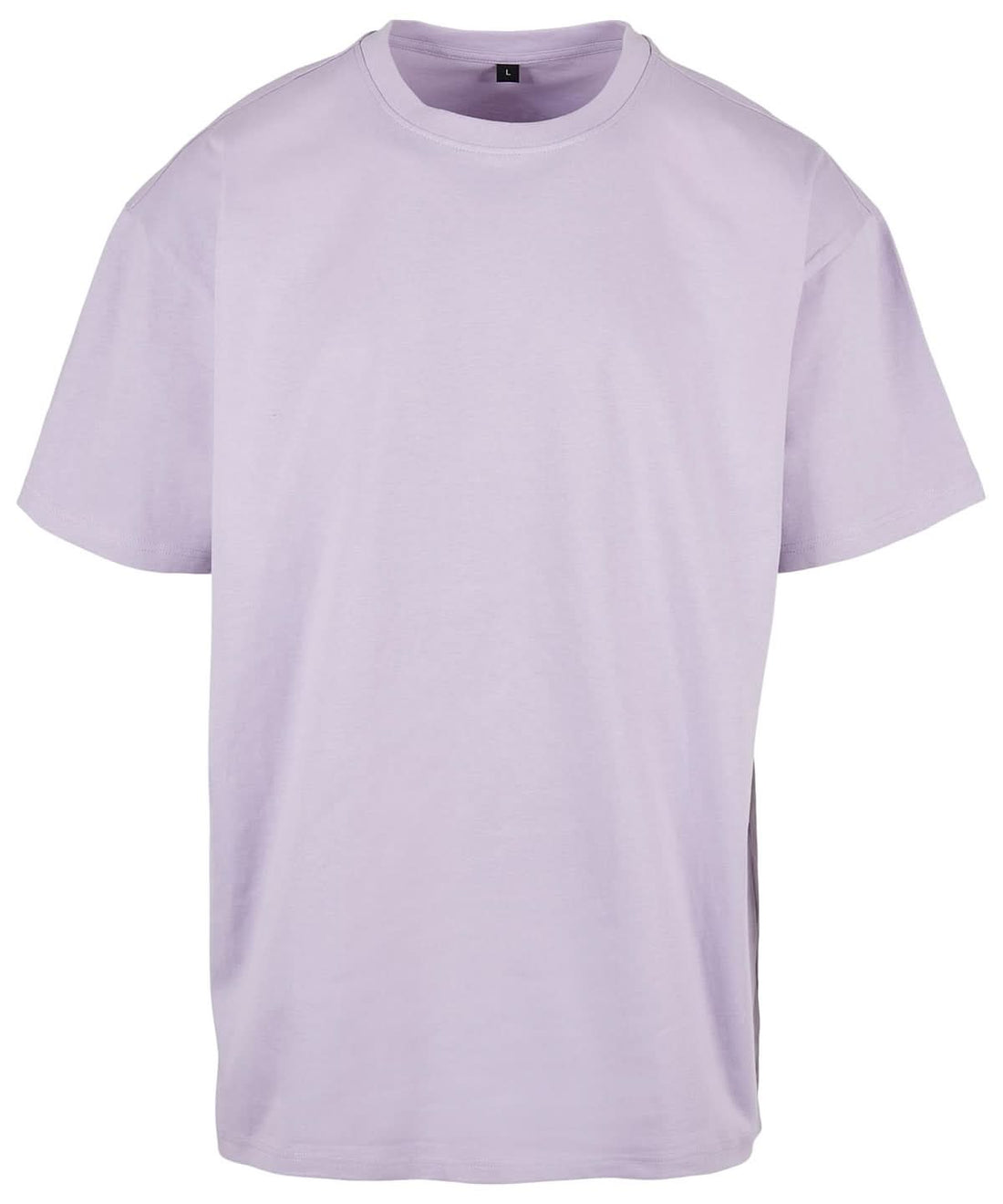 Build Your Brand BYB Heavy oversized tee Lilac BY102 - Lilac - Customisable T-Shirt
