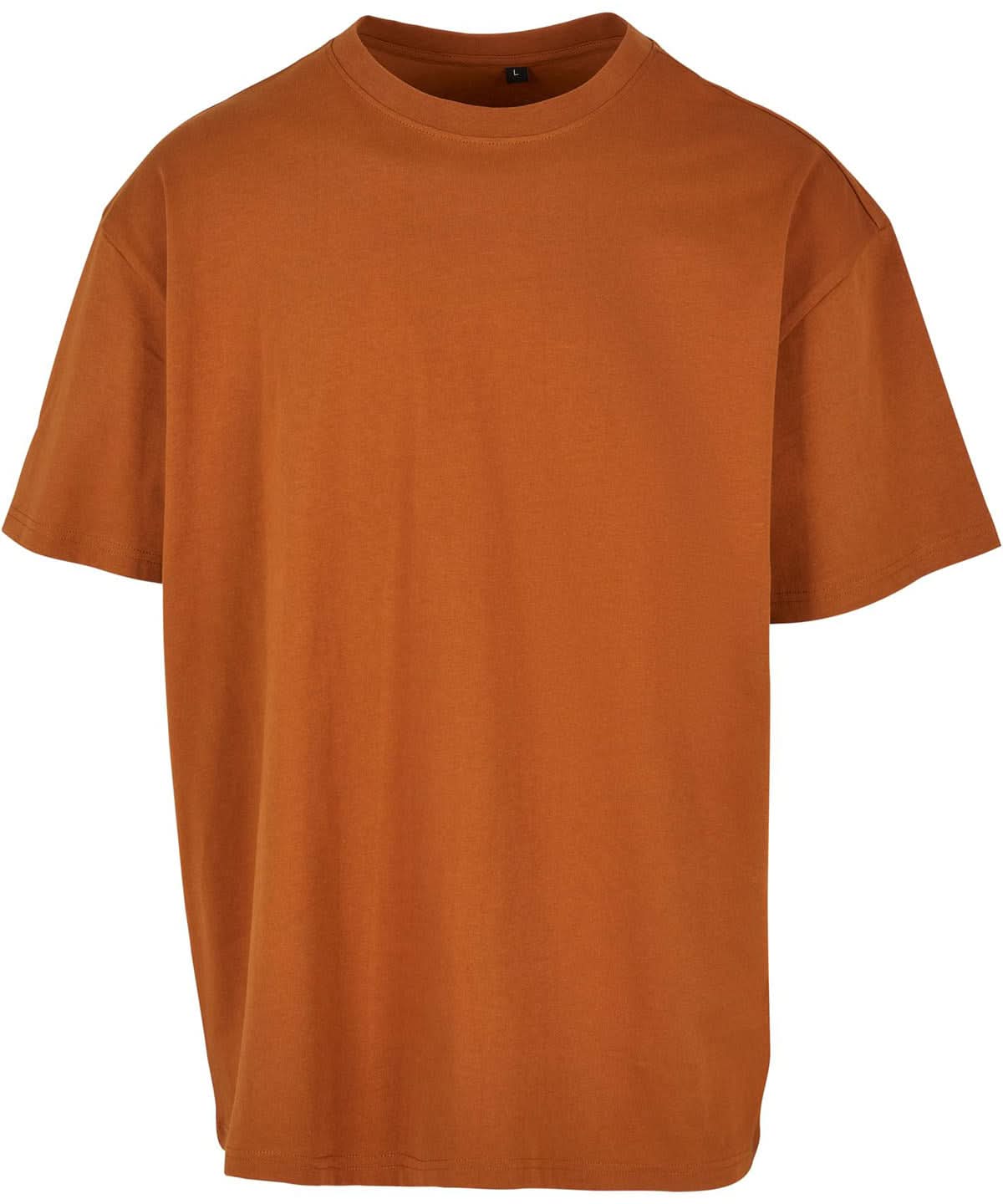 Build Your Brand BYB Heavy oversized tee Toffee BY102 - Toffee - Customisable T-Shirt
