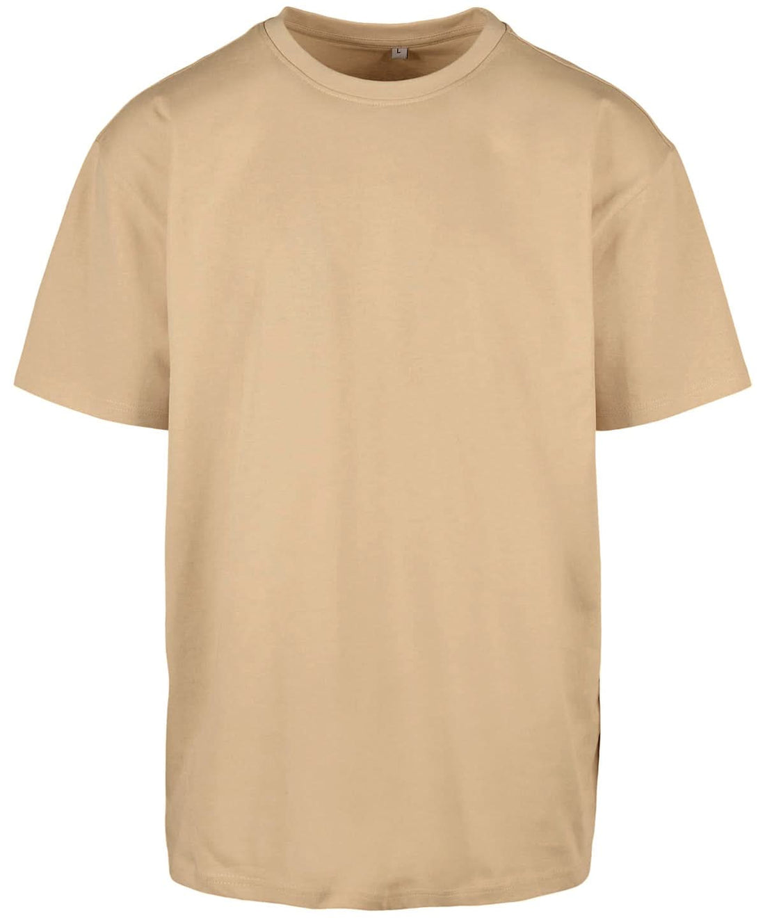 Build Your Brand BYB Heavy oversized tee Union Beige BY102 - Union Beige - Customisable T-Shirt