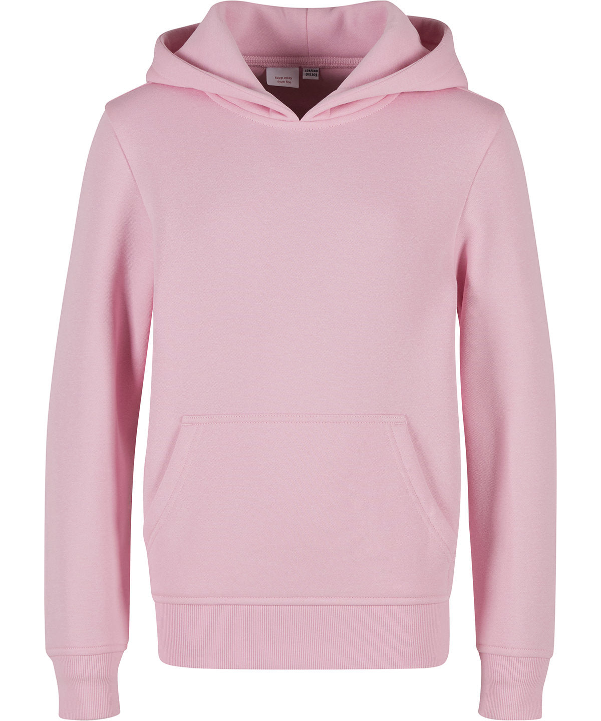 Kids basic hoodie - BY117 - Soft Pink - Customisable Hoodies