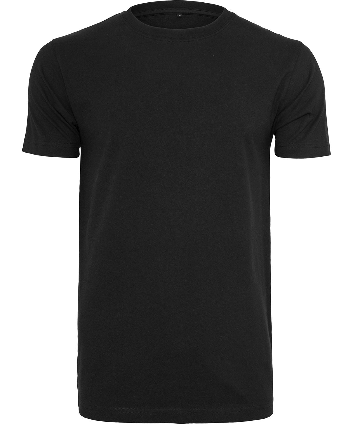 Organic t-shirt round neck - BY136 - Black - Customisable T-Shirts