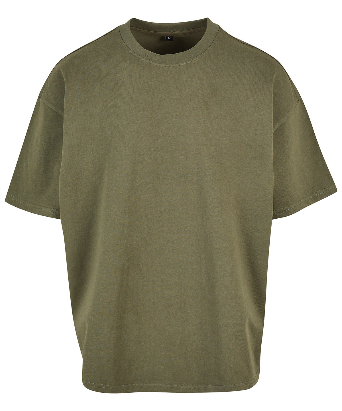 Ultra heavy cotton box tee - BY163 - Olive - Customisable T-Shirts