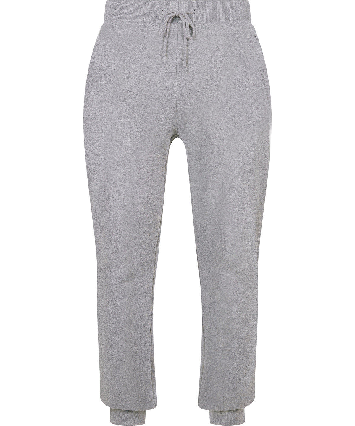 Organic basic sweatpants - BY174 - Heather Grey - Customisable Sweatpants