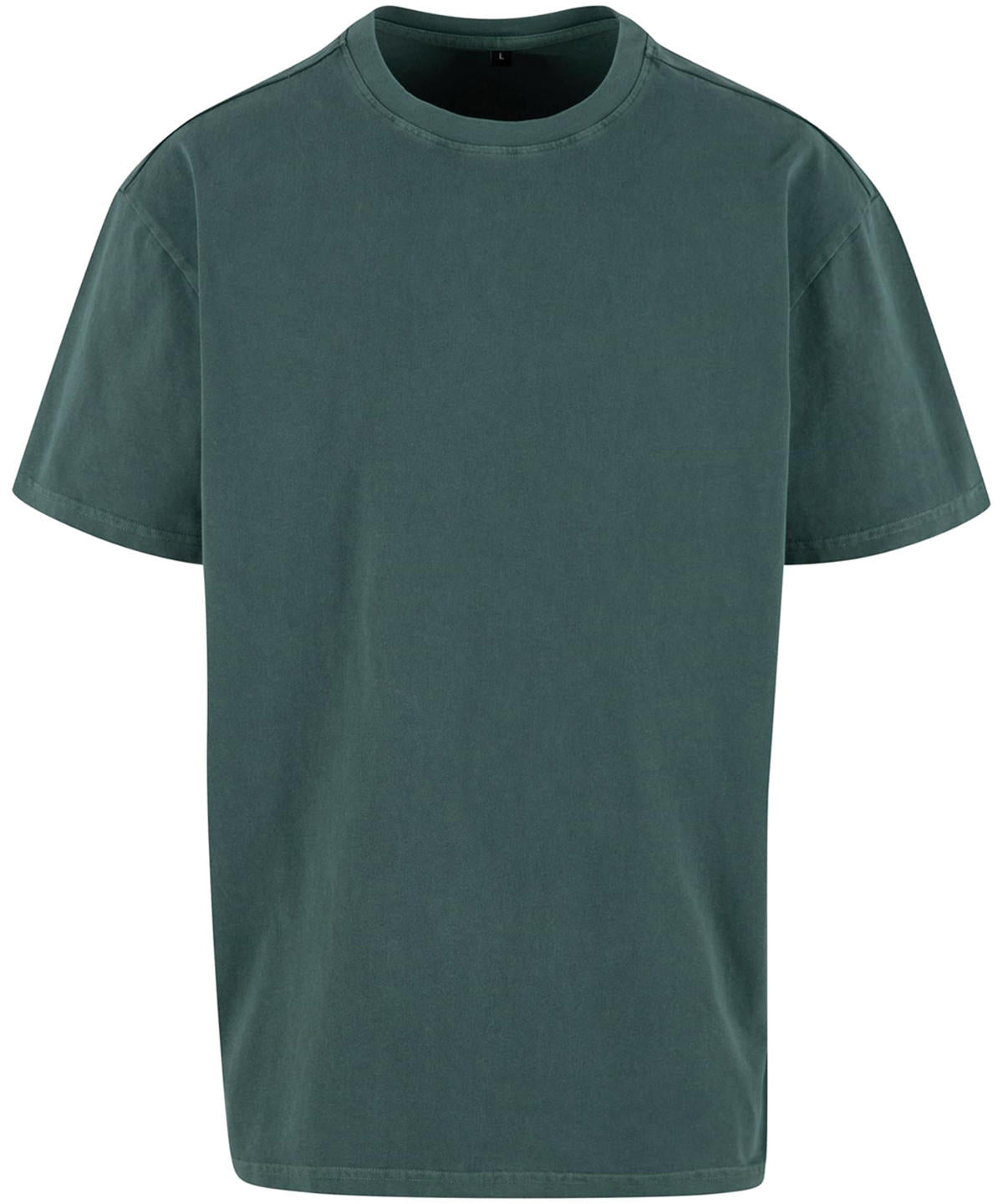 Acid washed heavy oversized tee - BY189 - Bottle Green - Customisable T-Shirts