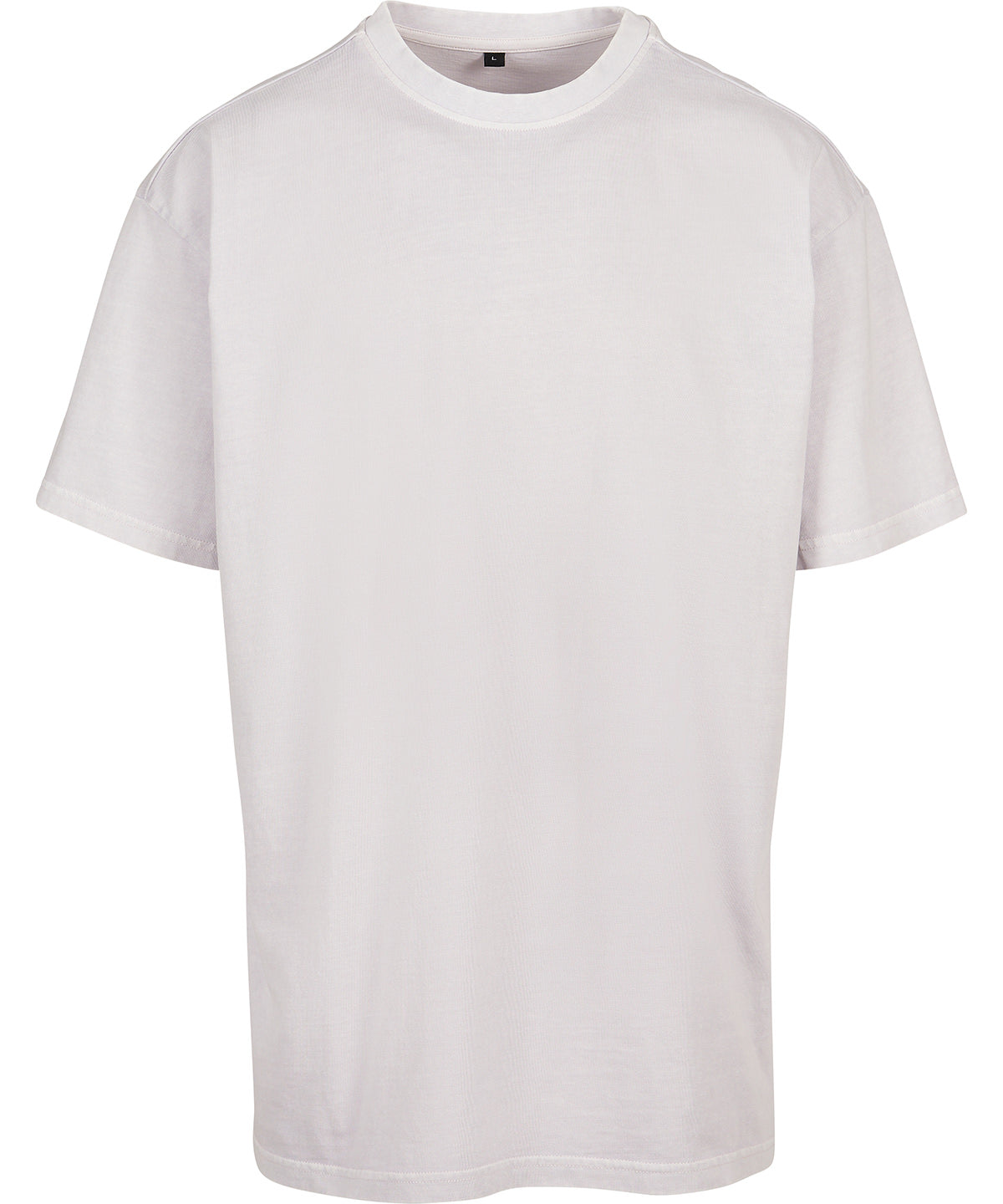 Acid washed heavy oversized tee - BY189 - Soft Lilac* - Customisable T-Shirts