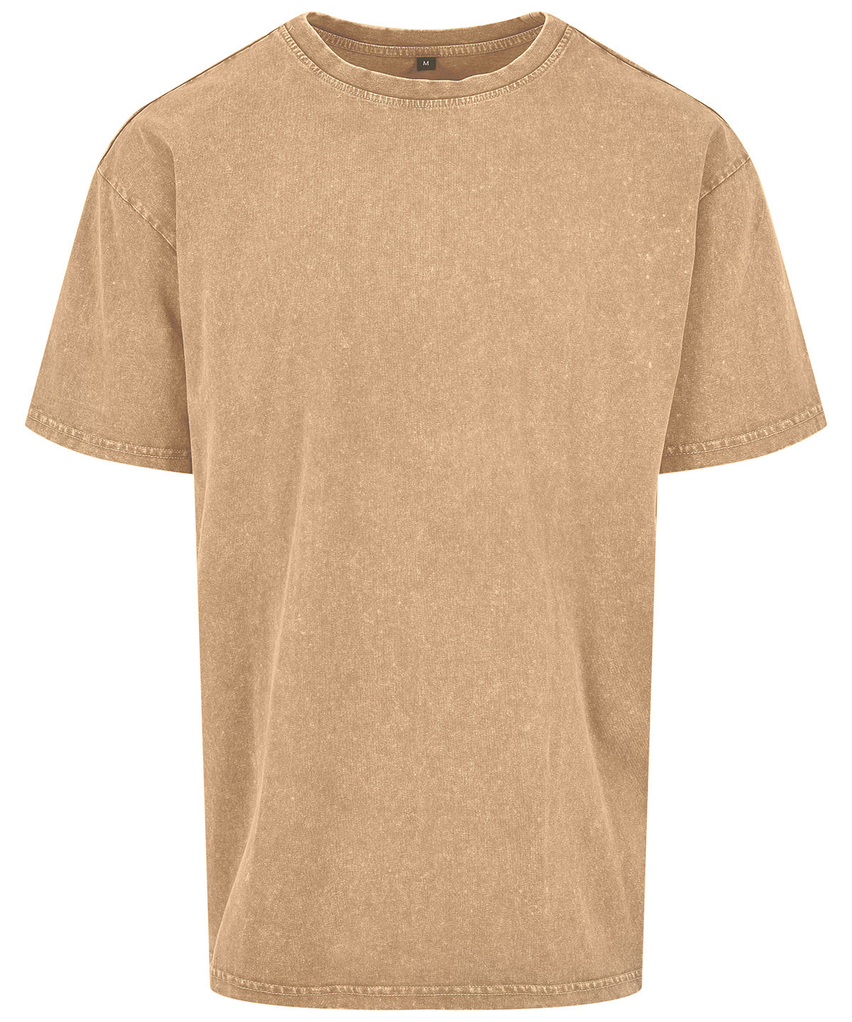 Acid washed heavy oversized tee - BY189 - Union Beige* - Customisable T-Shirts