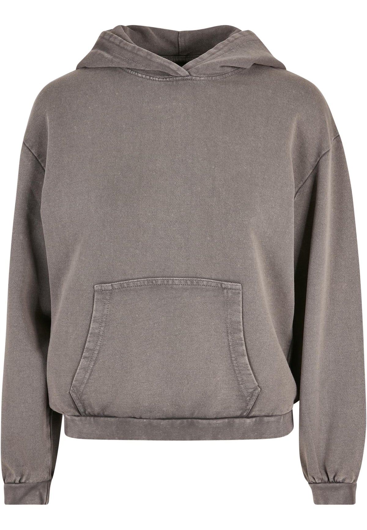 Women's acid washed oversized hoodie - BY194 - Asphalt - Customisable Hoodies
