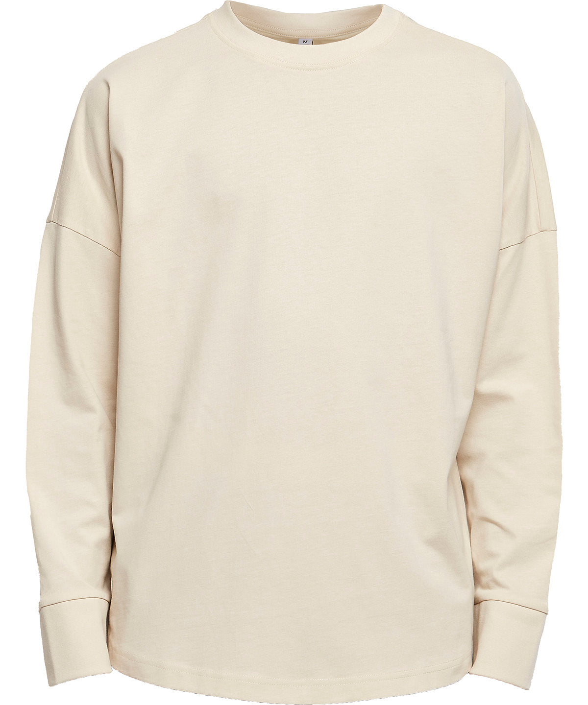Oversize cut on sleeve long sleeve - BY198 - Sand - Customisable Sweatshirts