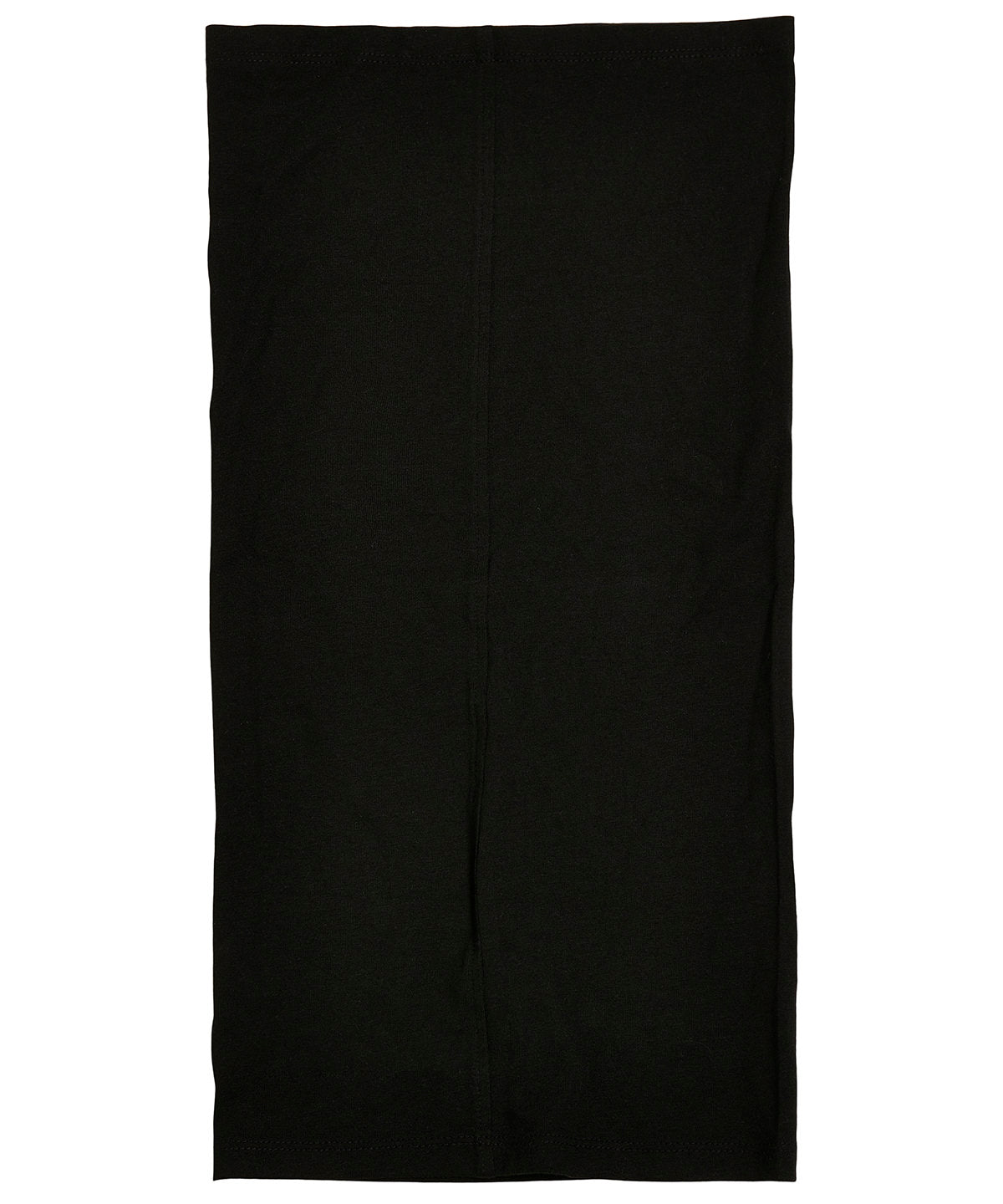 Organic cotton tube scarf - BY200 - Black One size - Customisable Scarves