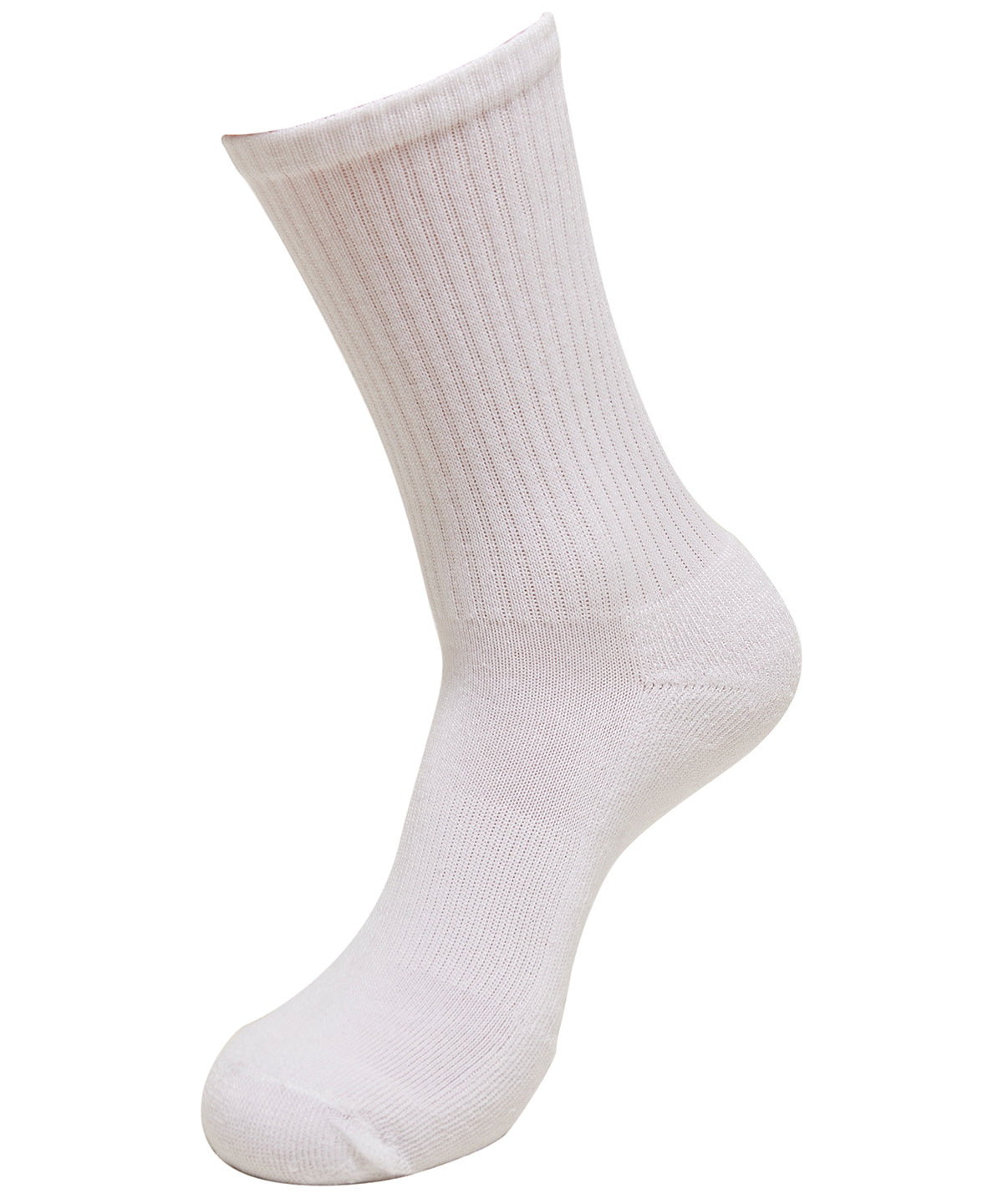 Crew socks - BY201 - White - Customisable Socks