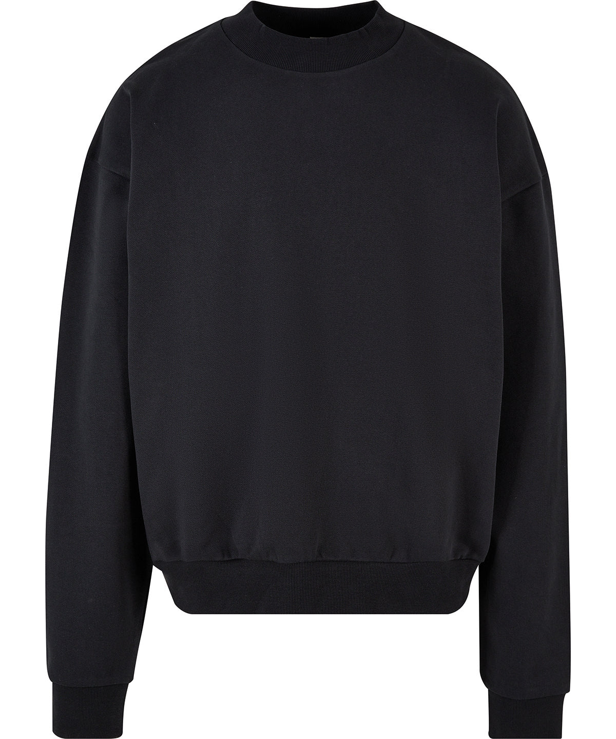 Ultra-heavy cotton crew neck - BY205 - Black - Customisable Sweatshirts