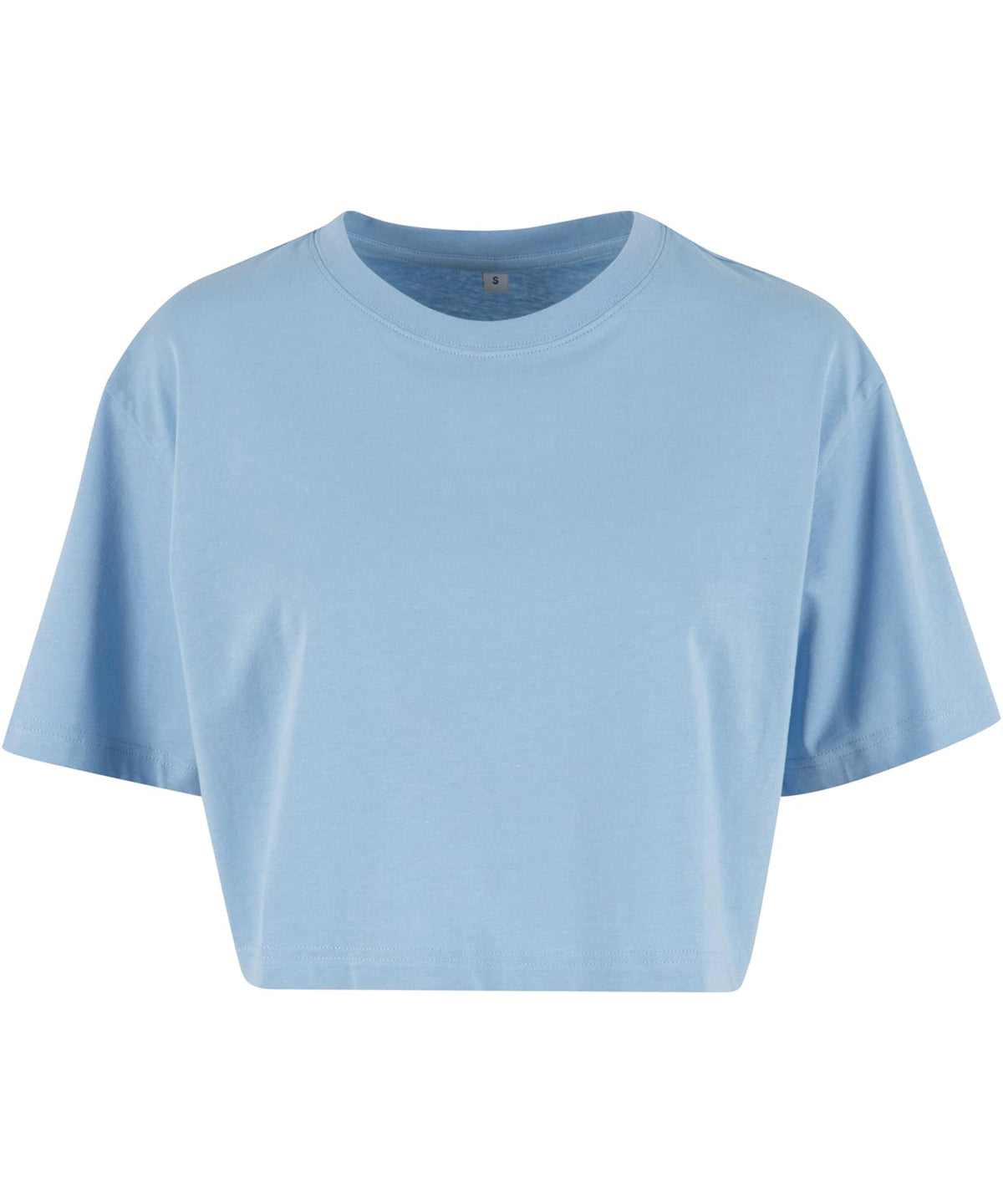 BYB Womens short oversized tee - BY264 - Powder Blue - Customisable T-Shirt