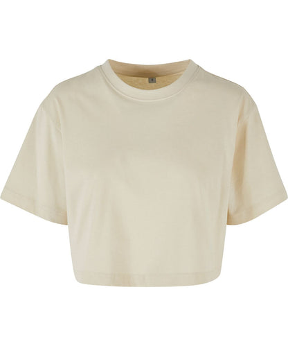 Build Your Brand BYB Womens short oversized tee BY264 - - Customisable T-Shirt