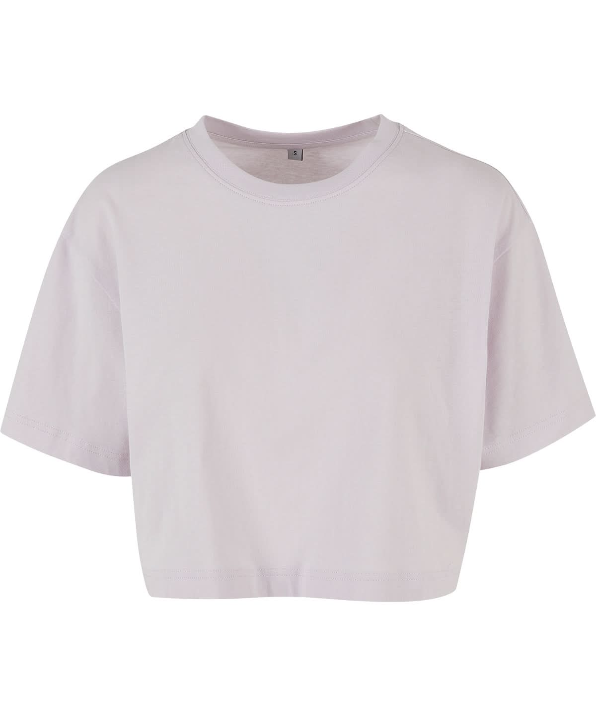 Build Your Brand BYB Womens short oversized tee BY264 - - Customisable T-Shirt