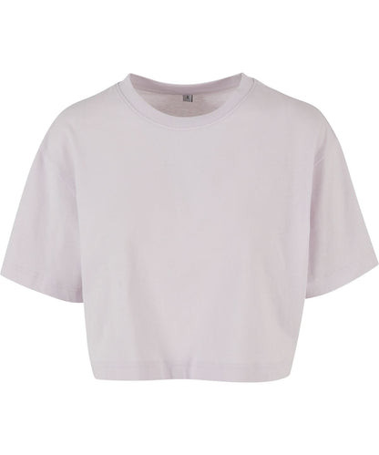 Build Your Brand BYB Womens short oversized tee BY264 - - Customisable T-Shirt