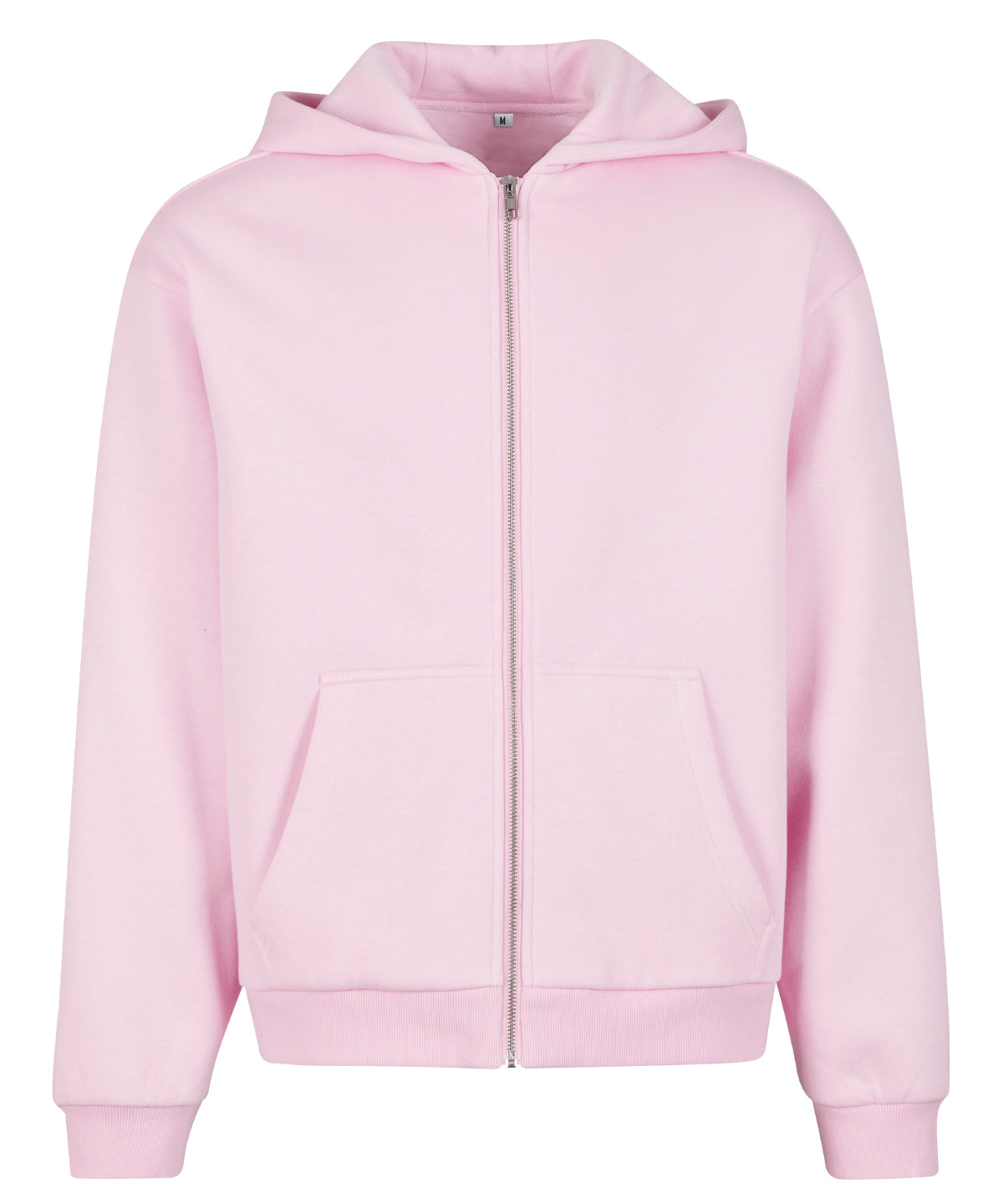 Fluffy zip hoodie - BY285 - Soft Pink - Customisable Hoodies