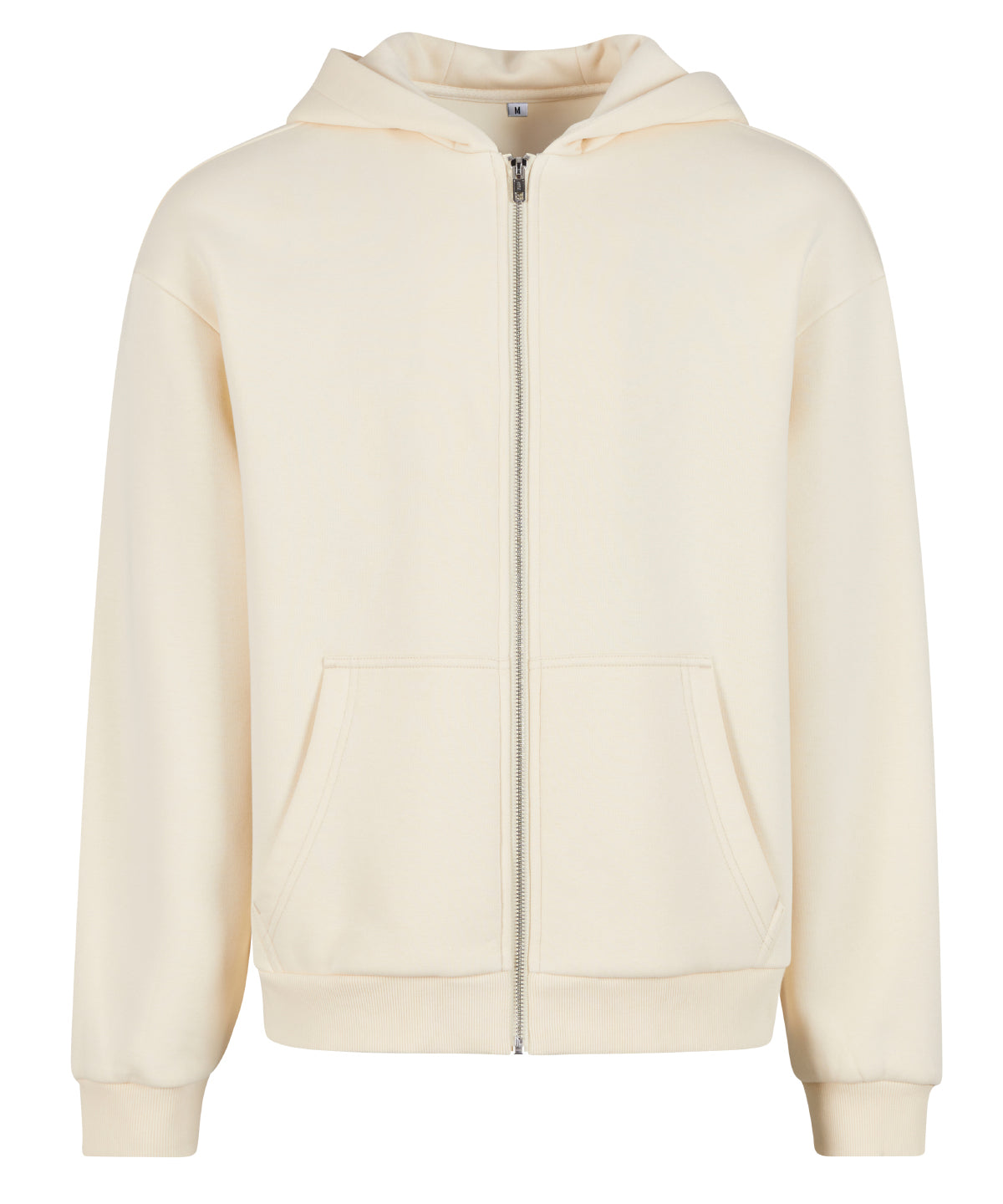 Fluffy zip hoodie - BY285 - White Sand - Customisable Hoodies