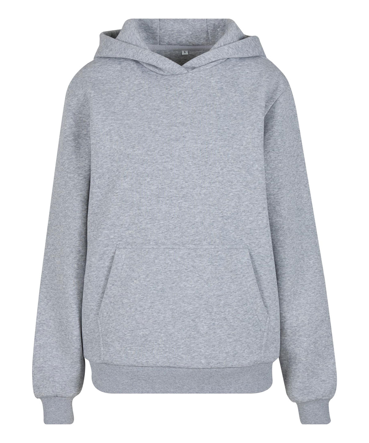Women’s fluffy hoodie - BY289 - Heather Grey - Customisable Hoodies