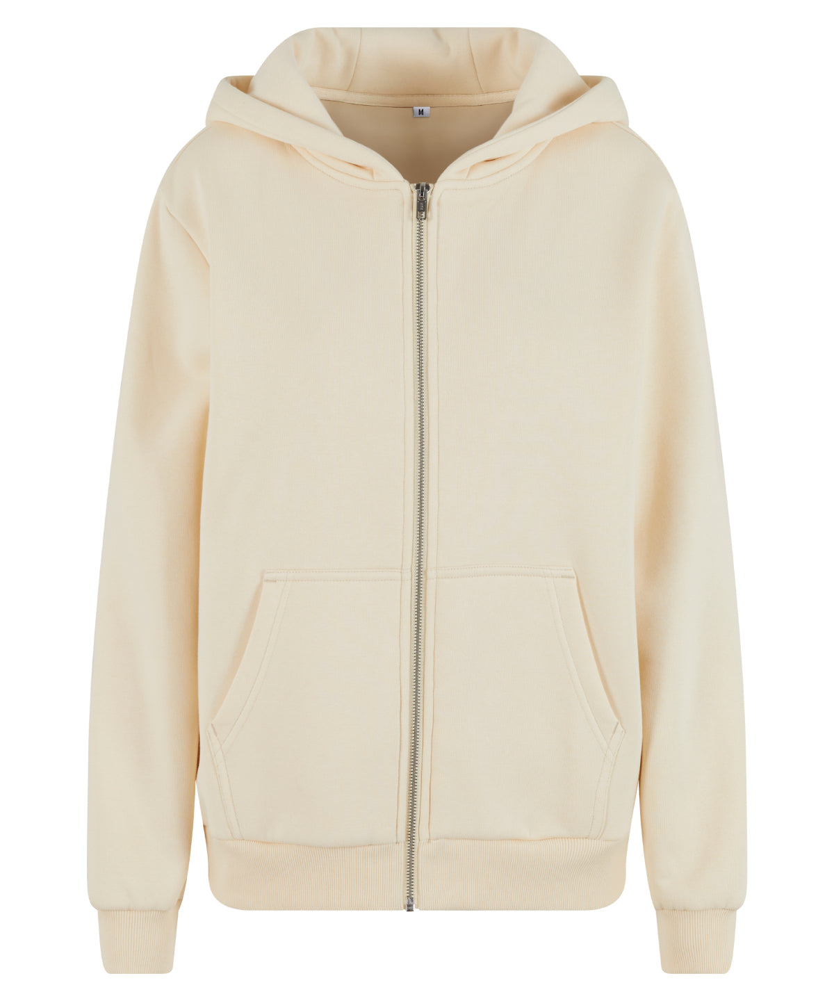 Women’s fluffy zip hoodie - BY290 - White Sand - Customisable Hoodies
