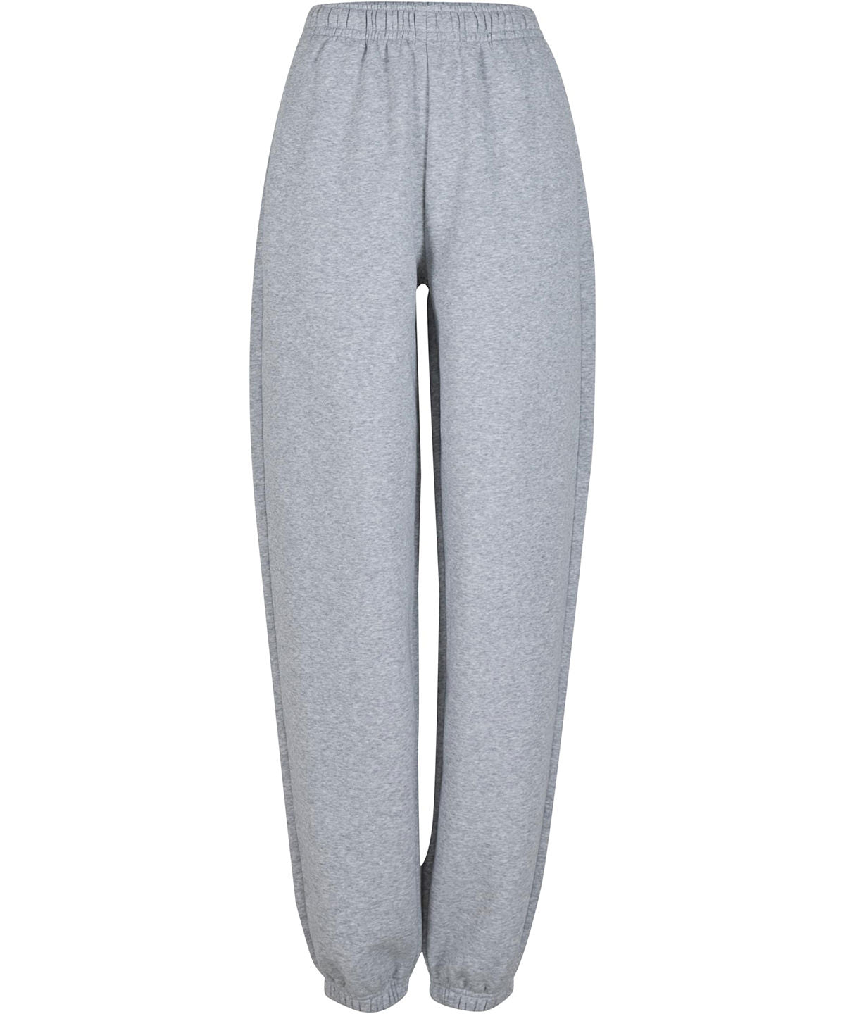 Women’s fluffy sweatpants - BY291 - Heather Grey - Customisable Sweatpants