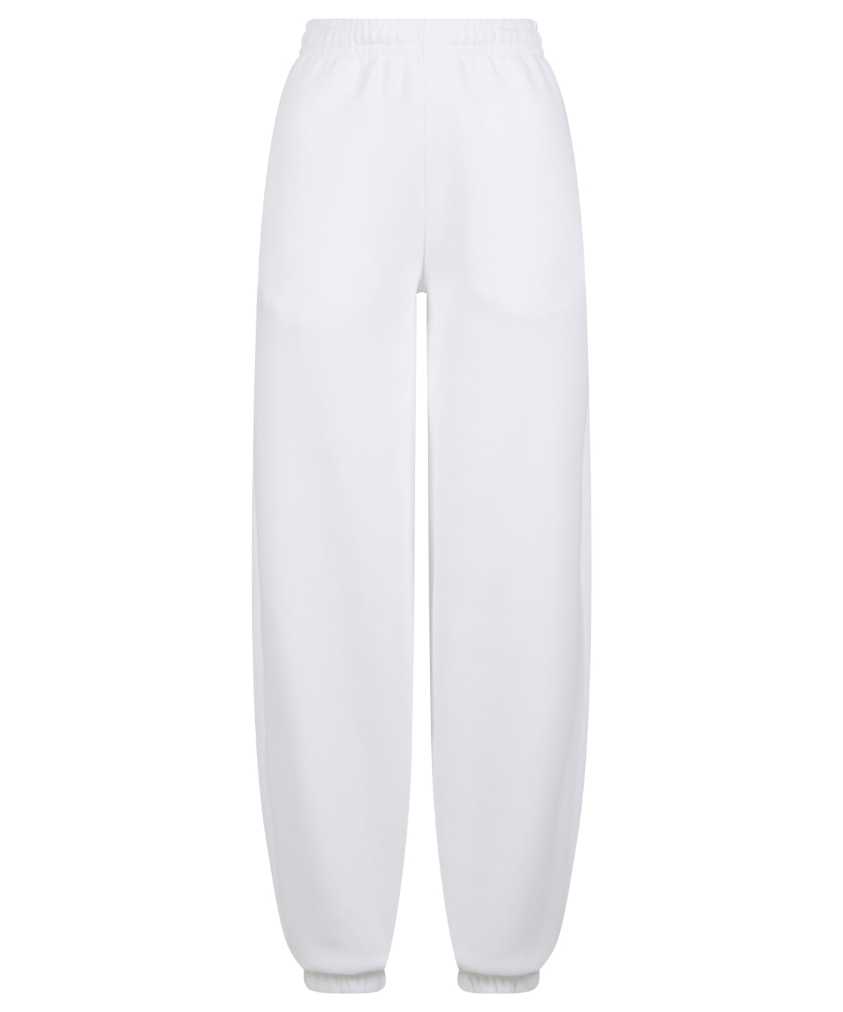 Women’s fluffy sweatpants - BY291 - White - Customisable Sweatpants