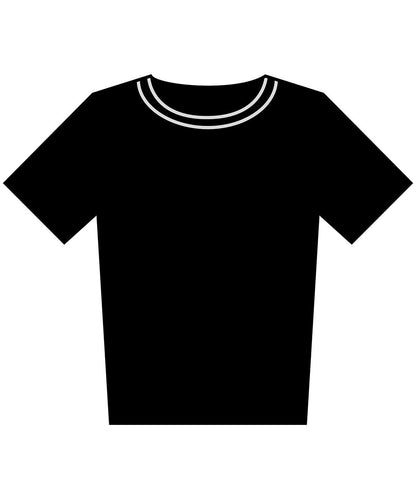 Build Your Brand BYB Womens vintage everyday tee BY306 - Black - Customisable T-Shirt