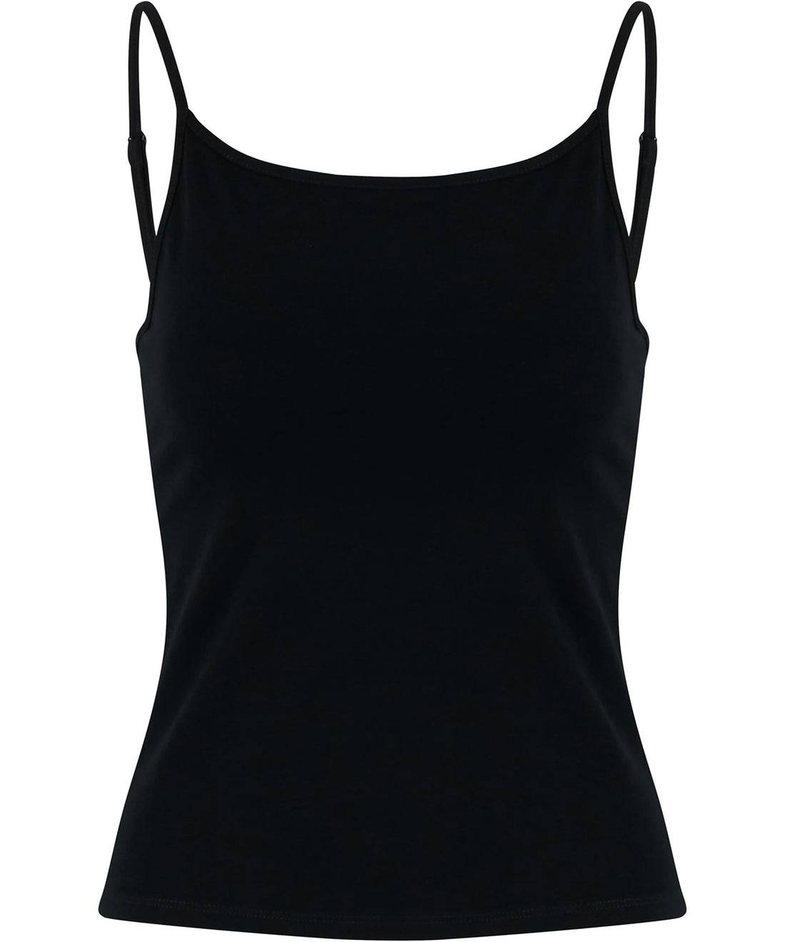 Women’s stretch Jersey short slim top - BY314 - Black - Customisable Vests (t-shirt)